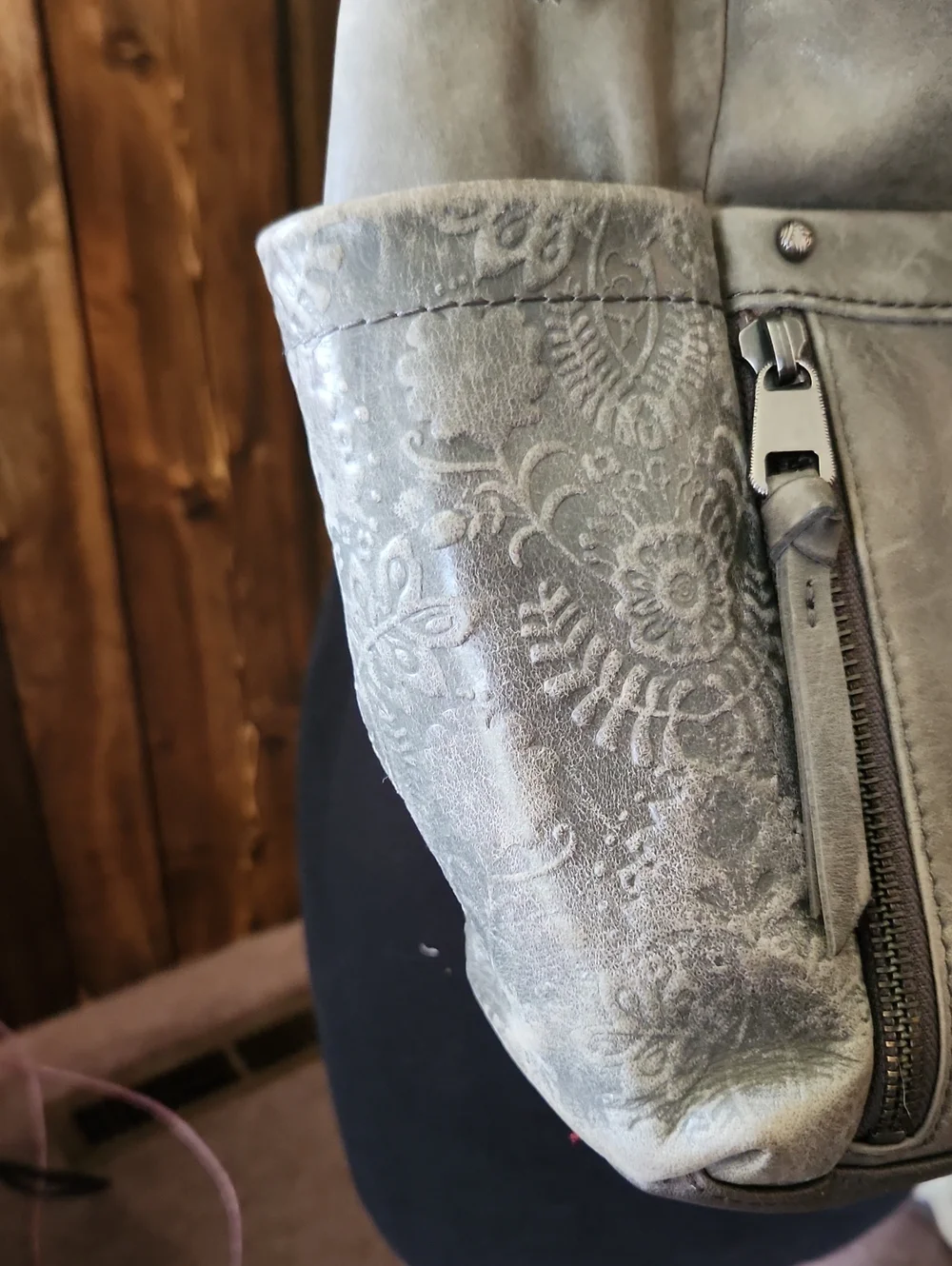 Vintage The Sak Leather Shoulder Bag